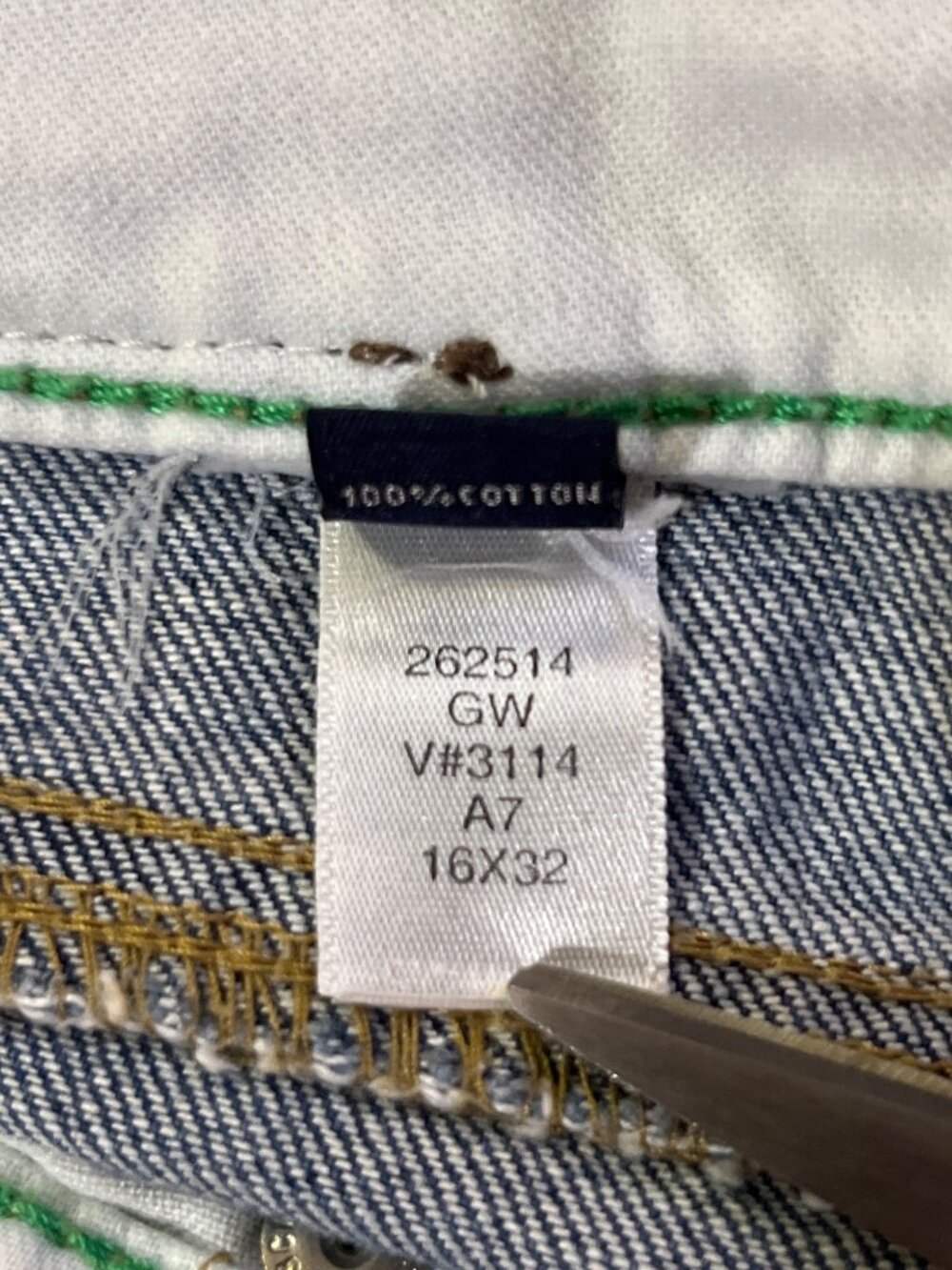 Lands' End Jeans Women's Size 16 x 32 Straight Leg 100% Cotton Denim Used - Picture 14 of 16